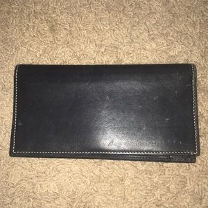 coach checkbook cover